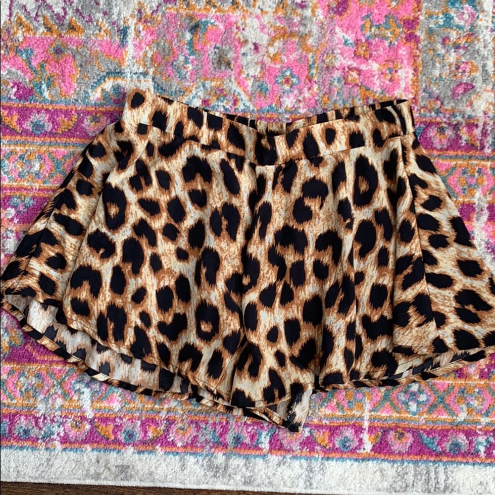 Leopard Flutter Shorts